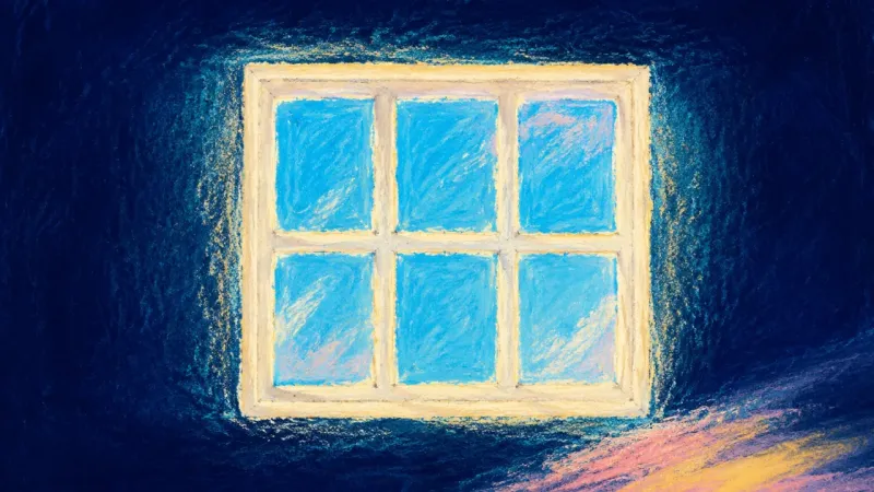 A restored window represents honest self-expression, reciprocal belonging, and a calmer sense of**F.