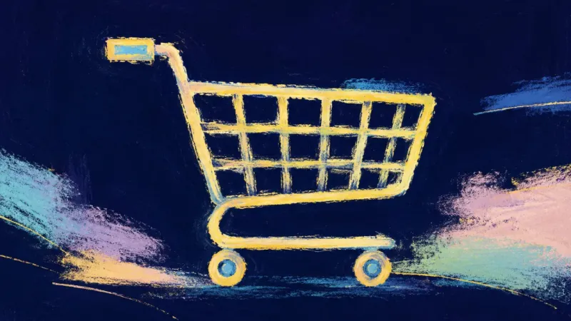 Restored Reciprocity A restored shopping cart with an even grid and aligned wheels, symbolizing shared ownership, balance