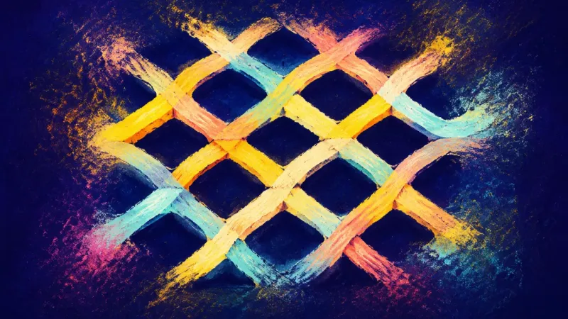 Open Lattice An open lattice with balanced spacing, representing freedom becoming a practical choice without||||