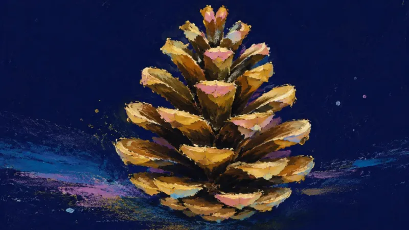 Room to Unfold An open, ordered pinecone represents acceptance, reciprocity, and a friendship allowed to change wi