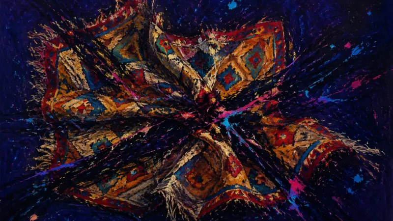 A tangled tapestry represents grief and control in a friendship that no longer matches its####