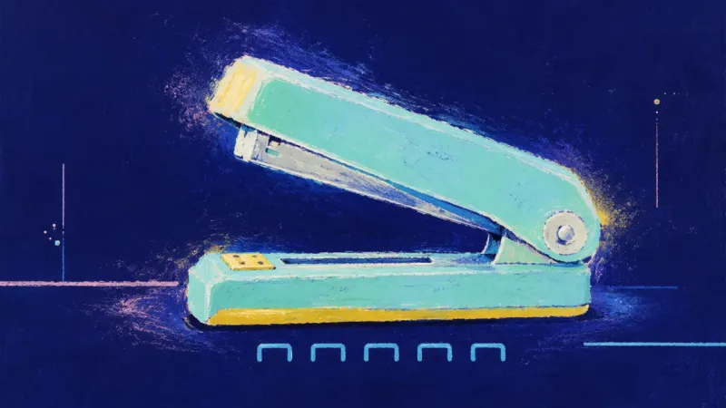 Measured Release An open stapler representing a study-method dilemma resolved through one small experiment and direct
