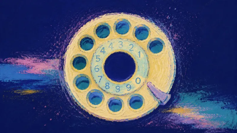 The Honest Turn A restored rotary dial with evenly spaced openings, representing honest communication, personal 
