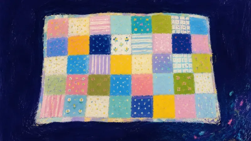 Mutuality Restored A restored quilt with evenly joined panels, representing chosen care, visible reciprocity, and equal