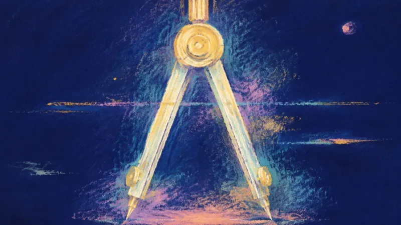 A restored compass represents self-directed learning after paralysis, with one tested route creating