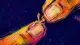 A thumb tears the skin beside another nail, symbolizing compulsive overwork driven by fear of being