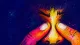 The Familiar Verdict Two fingers pinch an abstract nose bridge, symbolizing choice paralysis when past disappointments.