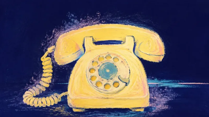 Order on the Line A restored rotary telephone in balanced order, representing self-worth released from ghosting and an
