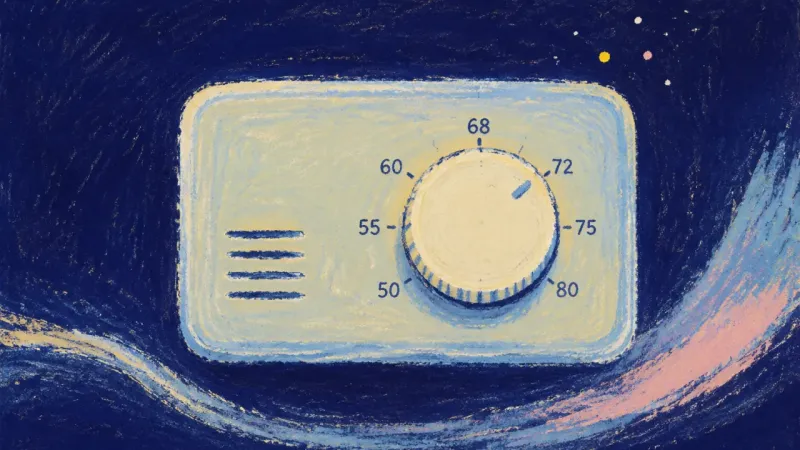 Measured Connection A restored thermostat representing measured family contact, adult boundaries, and freedom from an**?