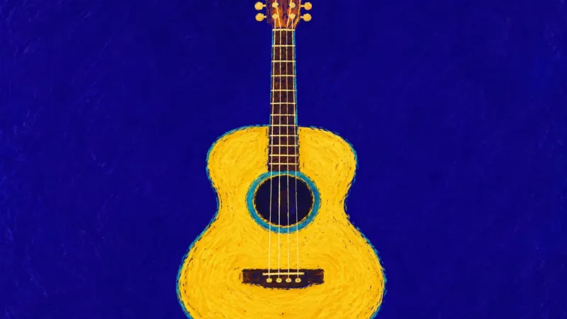 Practice Finds Rhythm A restored guitar with ordered strings, representing app metrics returning to a supporting role as13