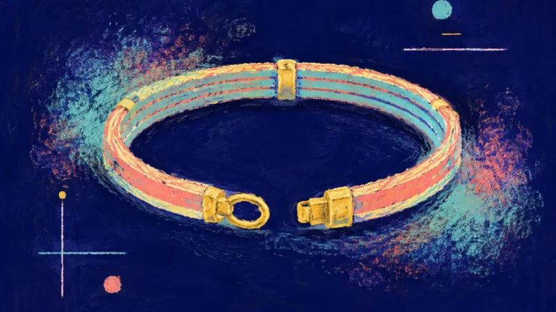Unknotted Meaning An opened bracelet representing self-authored closure, with grief acknowledged and the former||||?