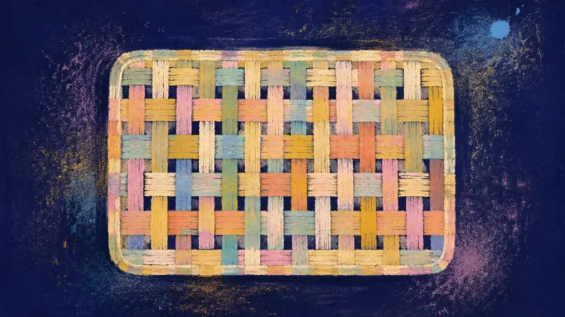 Reclaimed Place A restored placemat in balanced order, representing adult self-authorship and family connection th