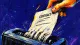 The Unsent Cut A cropped hand pulls a signed form back from a document shredder, symbolizing fear of making anirre