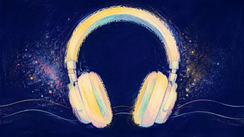 Signal Recentered Headphones restored to a balanced open form, representing a deliberate choice, relief from limbo,և