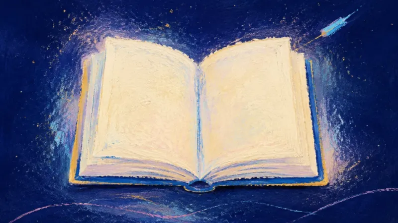 Open Account An open book represents self-authored closure, balanced acceptance, and renewed attention after a2s6