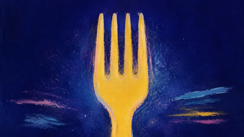 Aligned Direction An abstract fork restored to an orderly shape, representing career clarity, accountable choice, and’