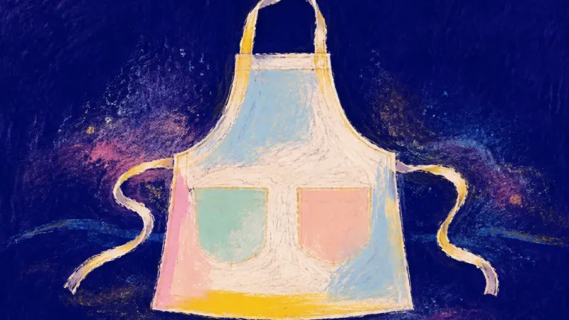 An open, orderly apron representing authentic family participation after releasing the need to prove