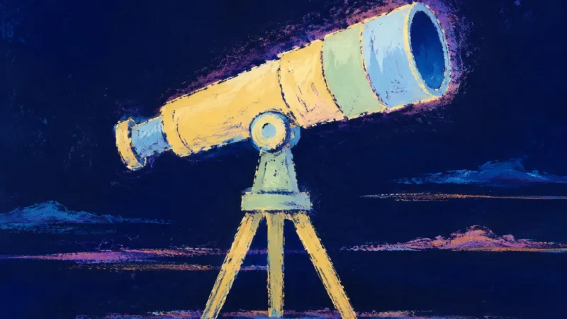 Pace in Focus A restored telescope with clear, balanced contours represents a sabbatical transformed into patient