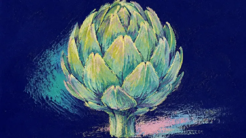Layers in Order An artichoke with orderly open layers, representing meaningful learning restored through curiosity,