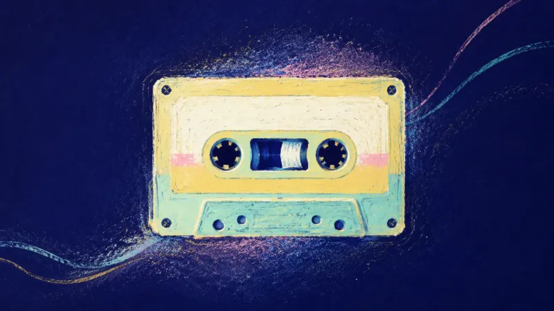 A restored cassette with balanced reels and an unbroken tape path, symbolizing self-respect and a re