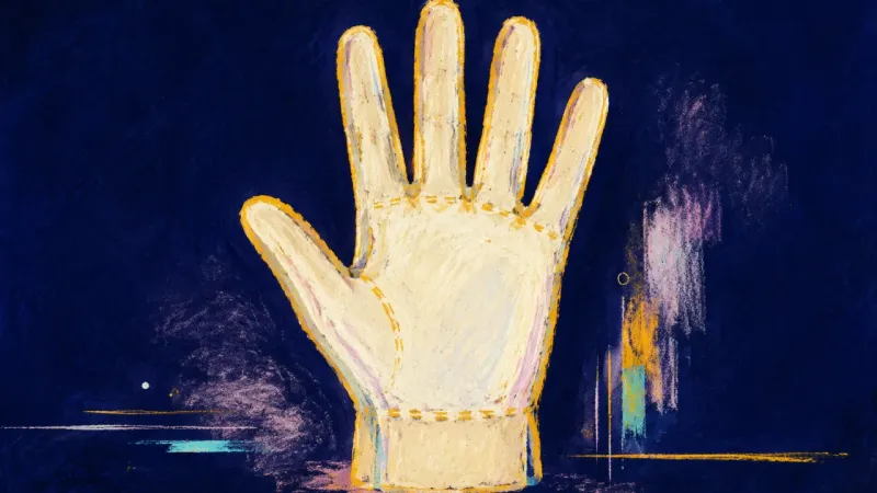 Capacity Restored An open glove with a balanced outline, representing self-respect, sustainable effort, and restored–
