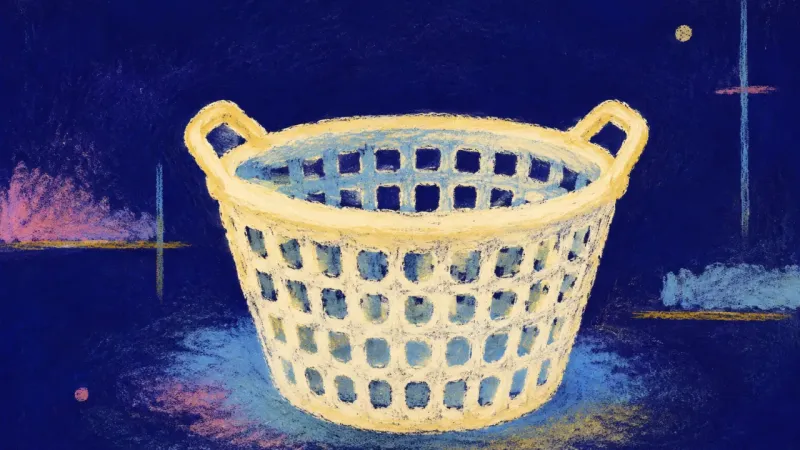 Capacity Restored A restored laundry basket with an even rim and open lattice, representing mutual care, clear ly, and