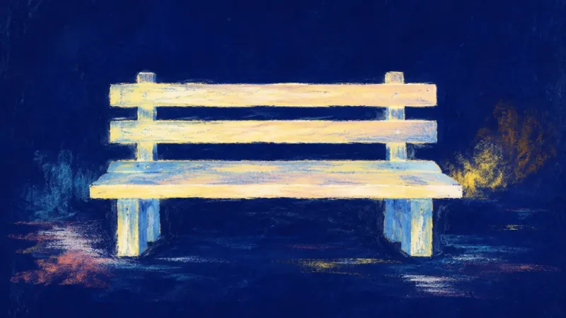 A restored bench with an even seat and balanced supports, representing ownership, reciprocity, and