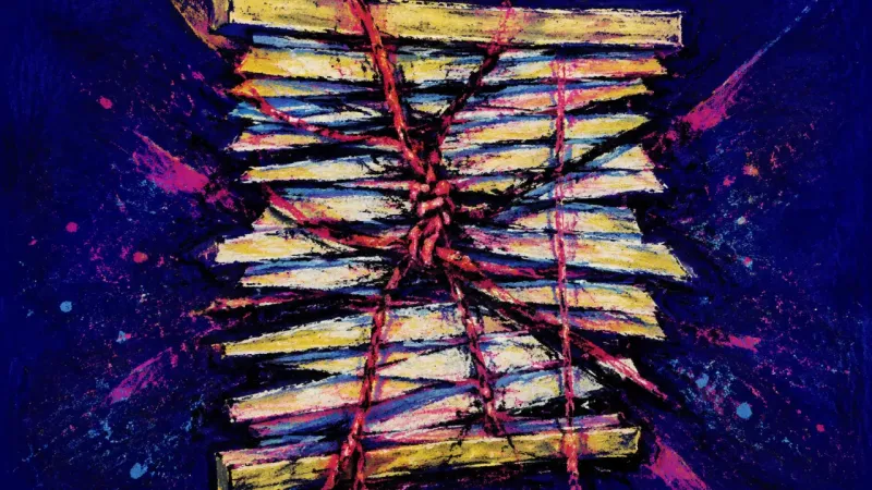 A distorted window blind represents stagnant shame, mental entrapment, and avoidance after a missed​