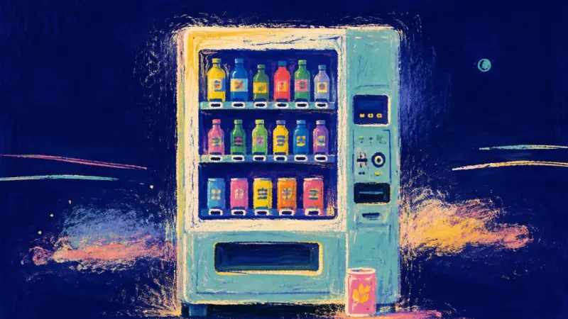 Open Channel A restored vending machine represents career uncertainty becoming one practical step toward an untr