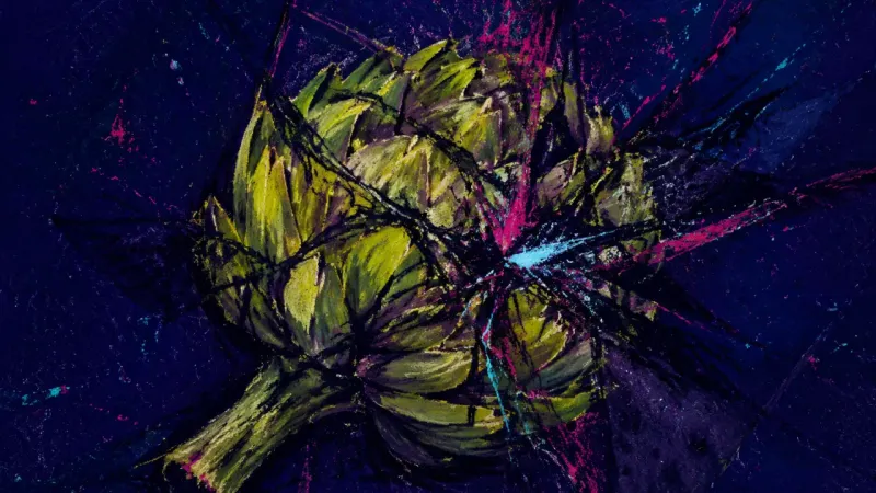 An artichoke crushed into a dense knot, representing deadline-dependent procrastination and fear of8