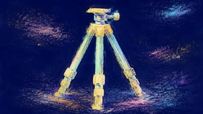 Tripod Rebalanced An abstract tripod restored to an open, balanced form, representing reciprocal belonging and full16,