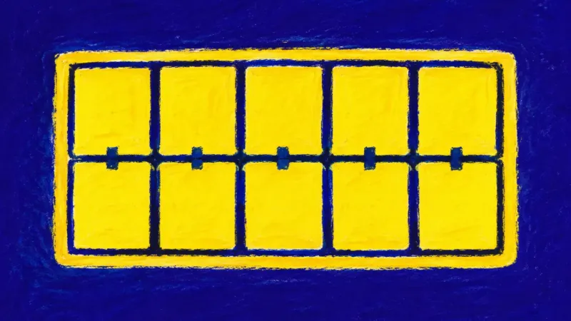 The Open Register A split-flap display restored to orderly panels, representing confident communication with room for