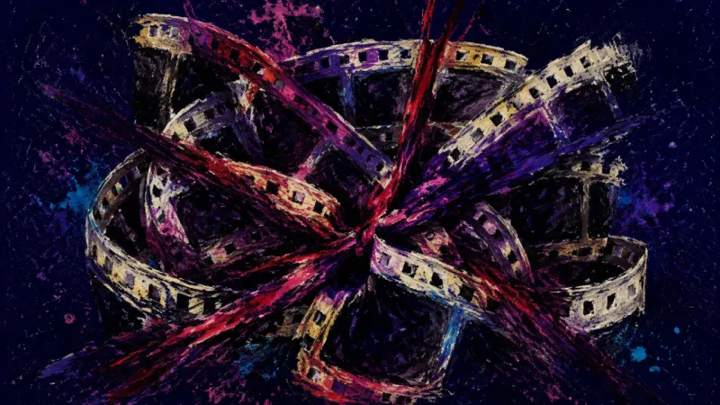 Crushed Frames A tangled film strip represents body-worth fusion, visual comparison, and the oppressive fear of