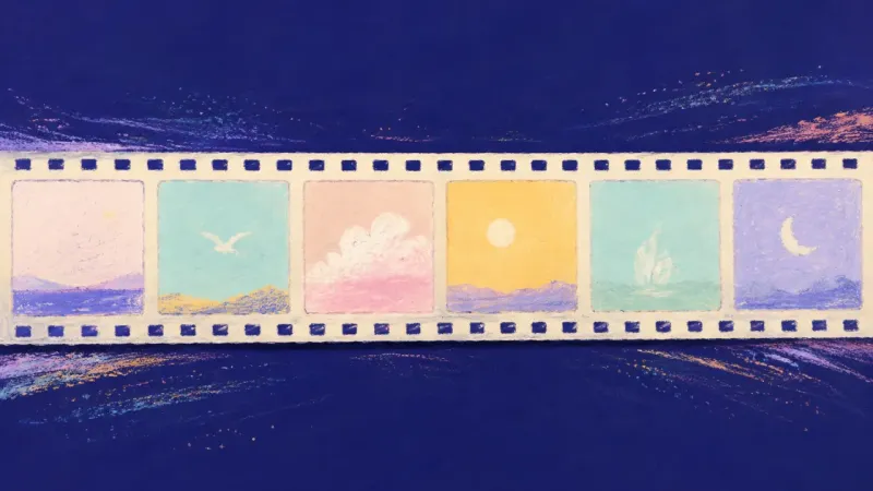 Open Sequence A restored film strip represents body neutrality, shared participation, and belonging without visual