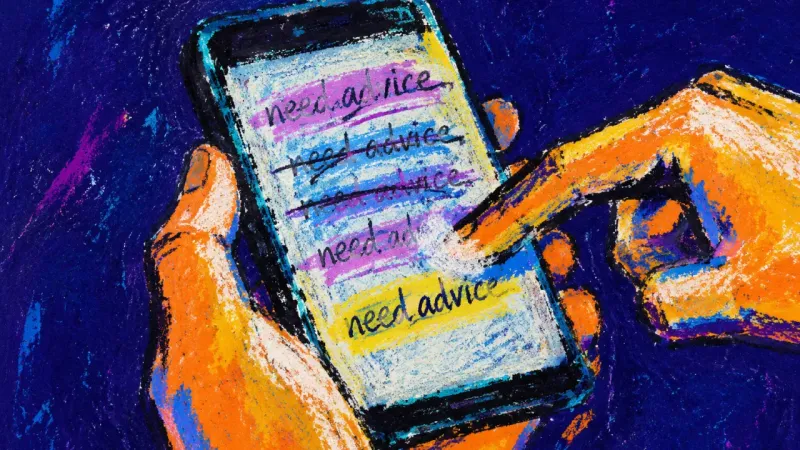 The Cost of Asking A person revising a short family help request until it becomes a tense argument about autonomy and,