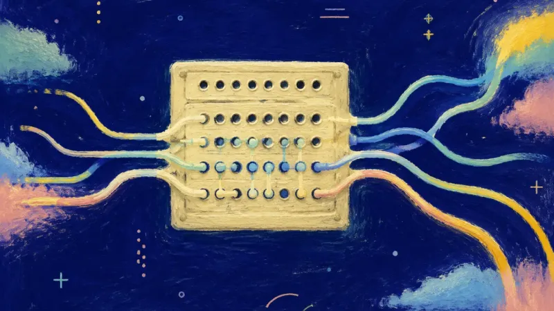 Open Channels An abstract switchboard restored to balanced channels, representing healthier boundaries and trust>>