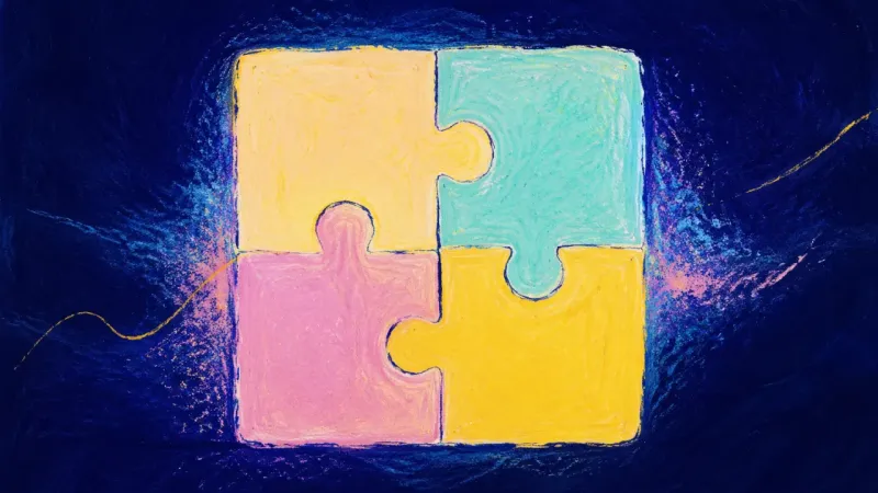 Pieces in Place A completed jigsaw puzzle representing clear boundaries, shared responsibility, and balanced groupาก