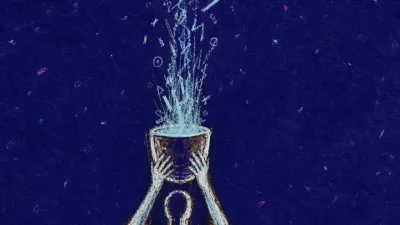 A solitary figure holding an overflowing cup as messages pour in, with no second vessel returning anything