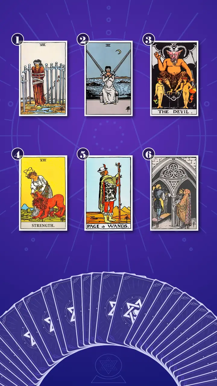 Tarot Card Spread:Transformation Path Grid (6) · Context Edition Tarot Card Spread:Transformation Path Grid (6) · Context Edition