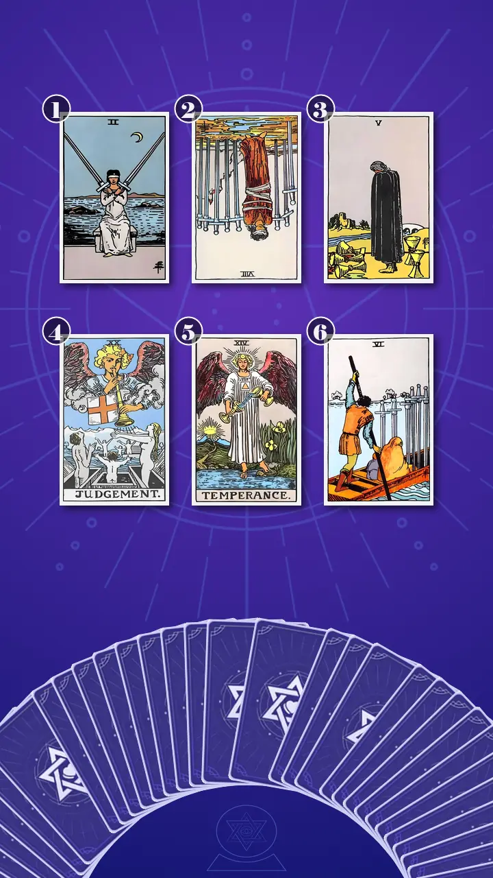 Tarot Card Spread:Transformation Path Grid (6) · Context Edition Tarot Card Spread:Transformation Path Grid (6) · Context Edition