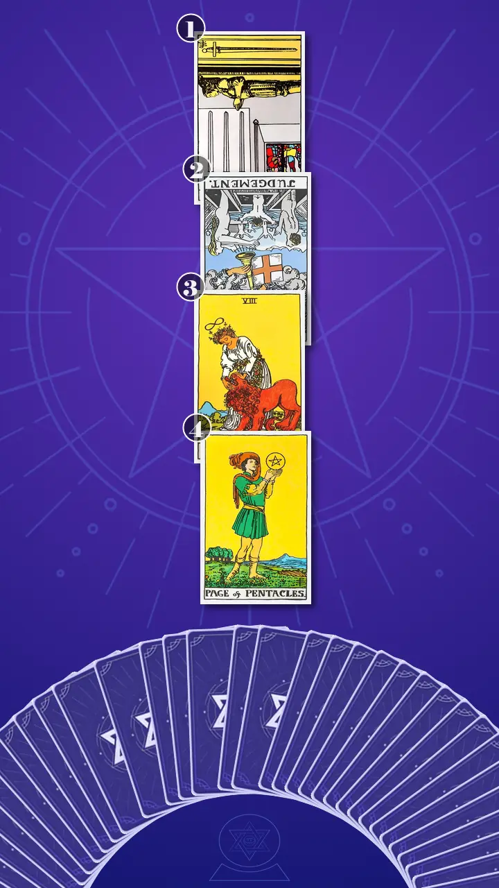 Tarot Card Spread:Four-Layer Insight Ladder · Context Edition Tarot Card Spread:Four-Layer Insight Ladder · Context Edition