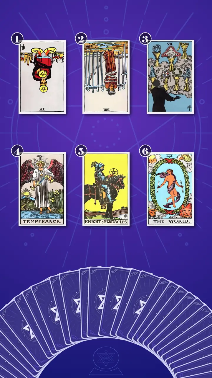 Tarot Card Spread:Transformation Path Grid (6) · Context Edition Tarot Card Spread:Transformation Path Grid (6) · Context Edition