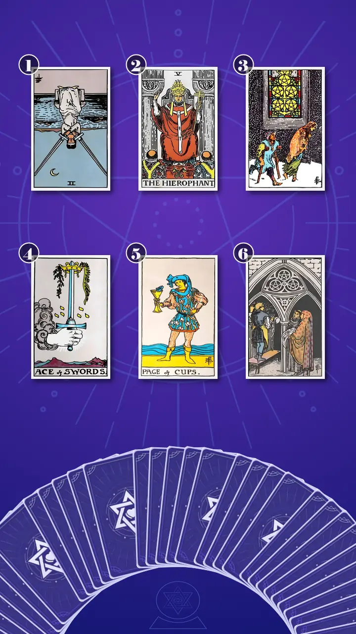 Tarot Card Spread:Transformation Path Grid · Context Edition