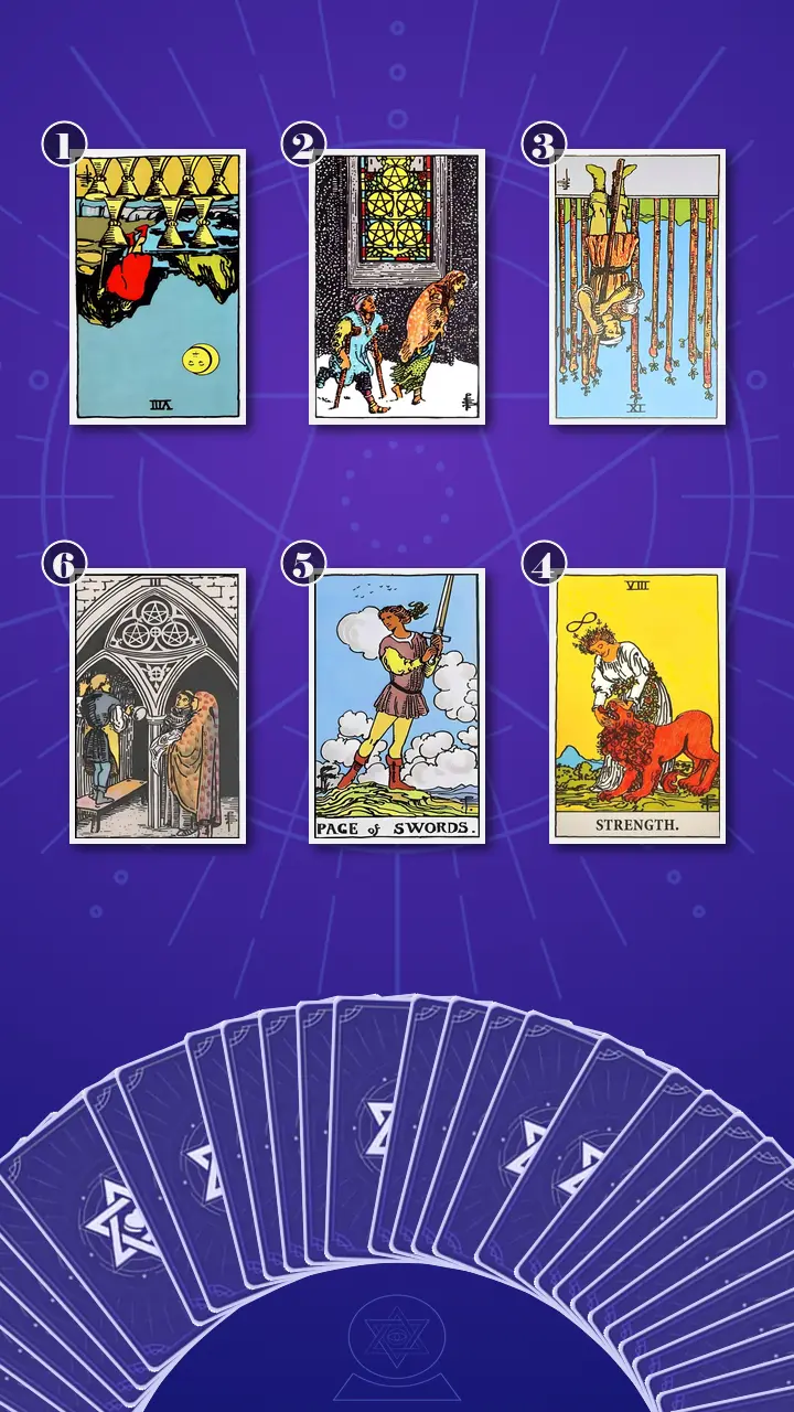 Tarot Card Spread:Transformation Path Grid · Context Edition