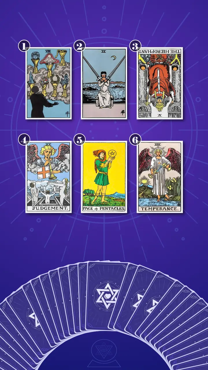 Tarot Card Spread:Transformation Path Grid · Context Edition