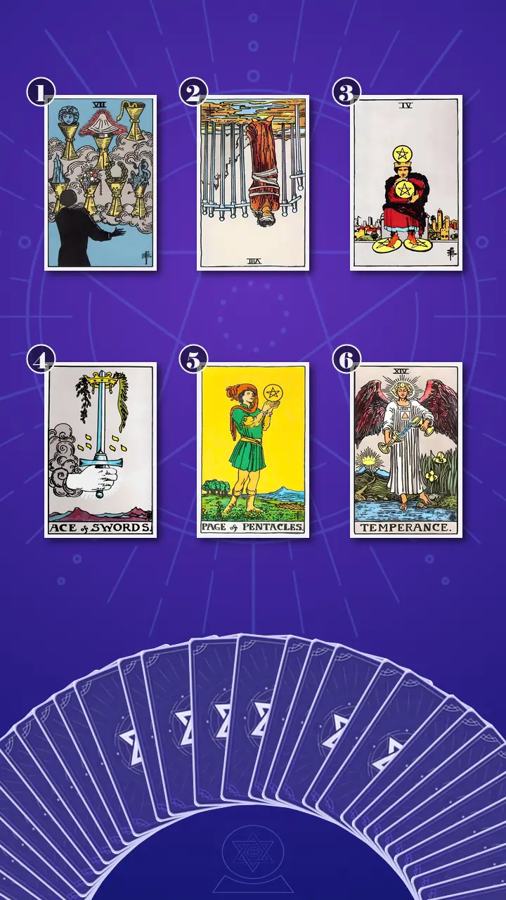 Tarot Card Spread:Transformation Path Grid (6) · Context Edition Tarot Card Spread:Transformation Path Grid (6) · Context Edition