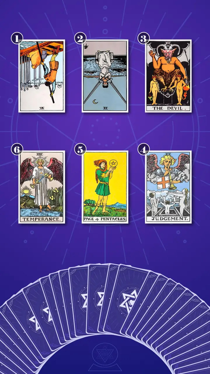 Tarot Card Spread:Transformation Path Grid · Context Edition