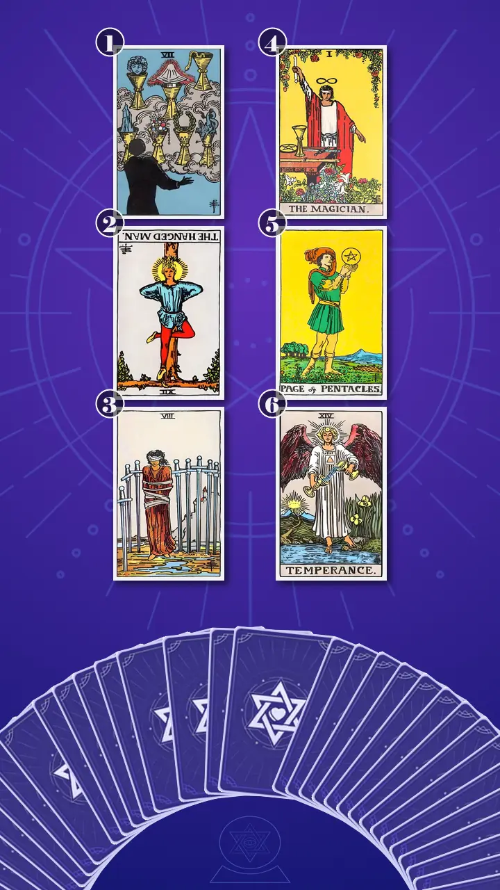 Tarot Card Spread:Transformation Path Grid · Context Edition