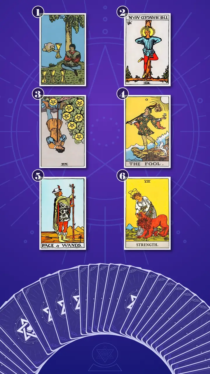 Tarot Card Spread:Transformation Path Grid (6) · Context Edition Tarot Card Spread:Transformation Path Grid (6) · Context Edition