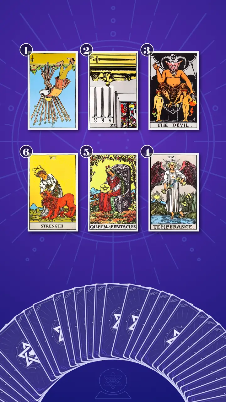 Tarot Card Spread:Transformation Path Grid · Context Edition